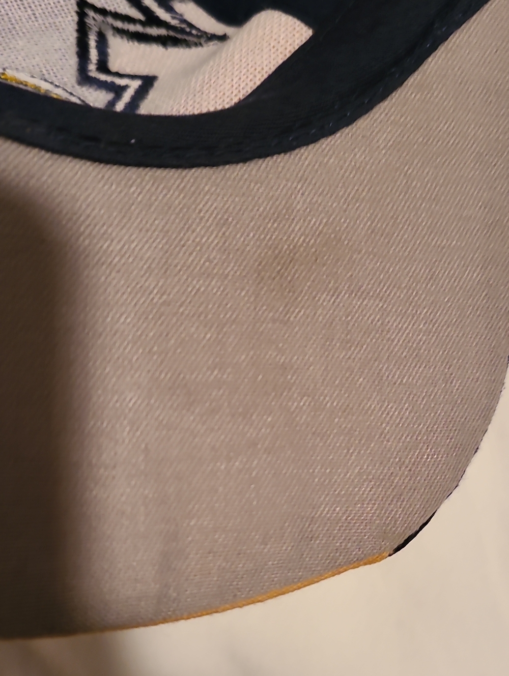 Vintage Drew Pearson San Diego Chargers Jagged Edge Hat Cap Blue Tan NWT Logo - Picture 13 of 16